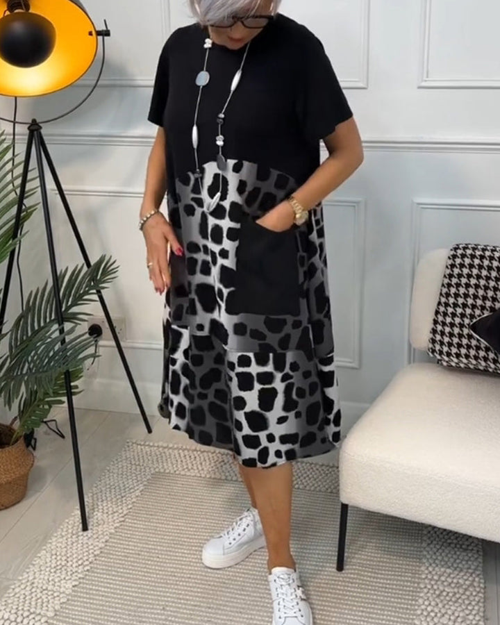 Zeyla | Luftiges Sommerkleid mit Rundhalsausschnitt