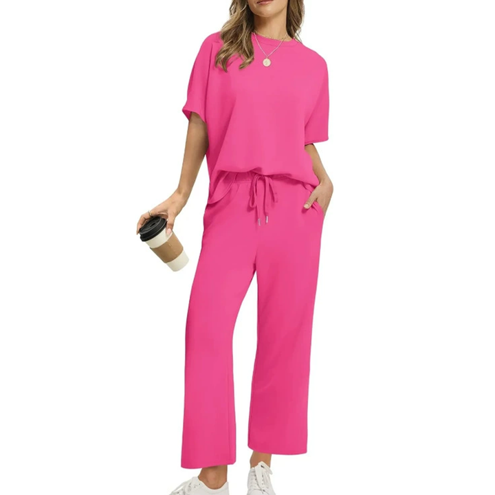 Eloiza | Lässiges Top- und Hosen-Set