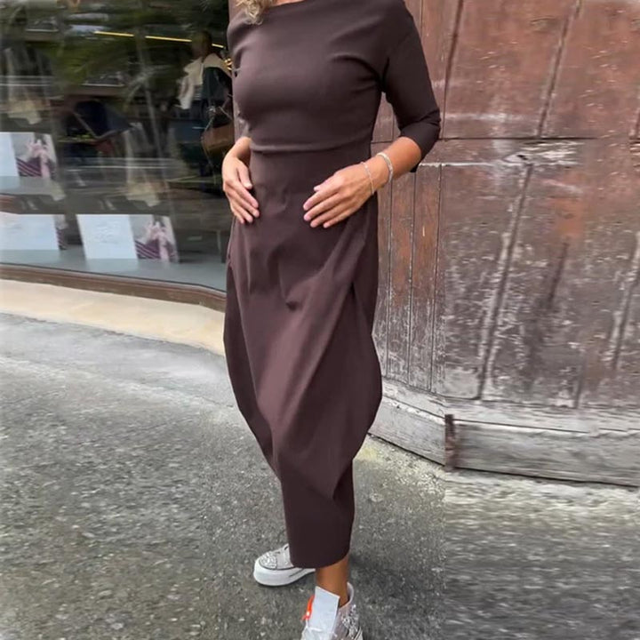 Elsbeth™ - Elegantes Damenkleid Mit Tasche