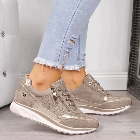 Berta | Ortopädische Turnschuhe mit Reißverschluss