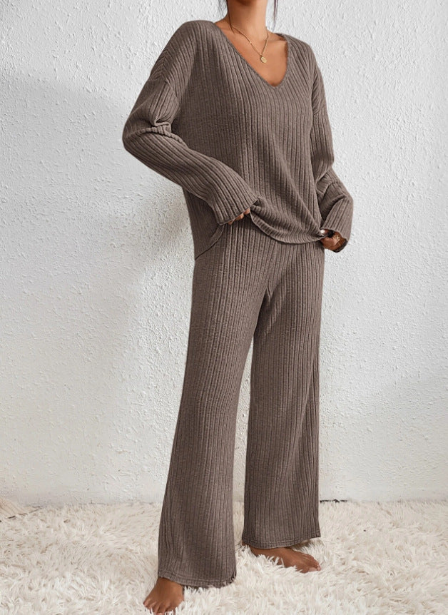 Aloysia | Geripptes Zweiteiliges Set