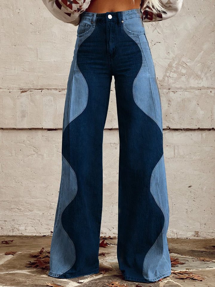 Naezy | Blau Boho-Vintage-Hose