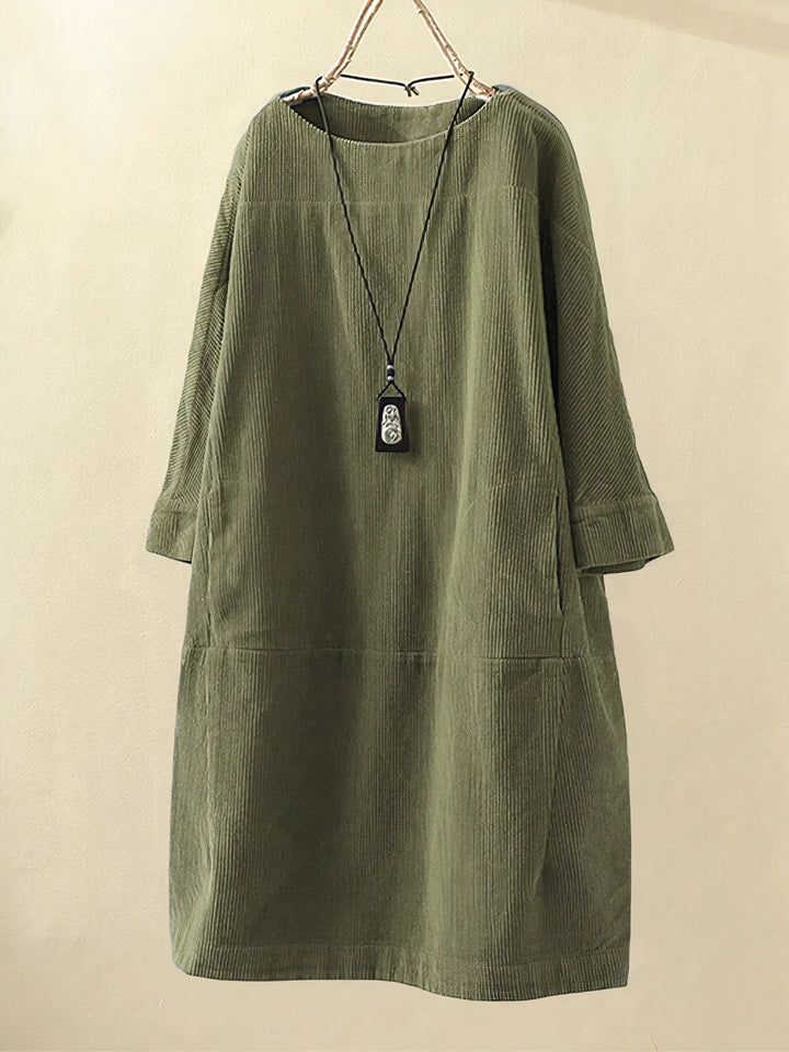 Hena | Entspanntes Vintage-Cordkleid