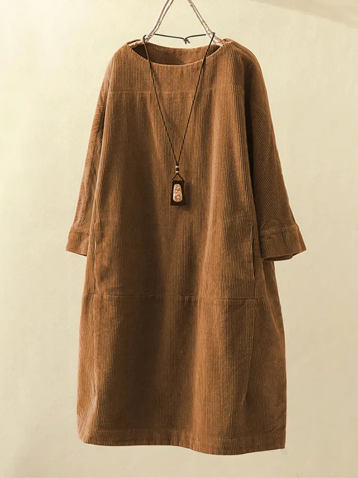 Hena | Entspanntes Vintage-Cordkleid