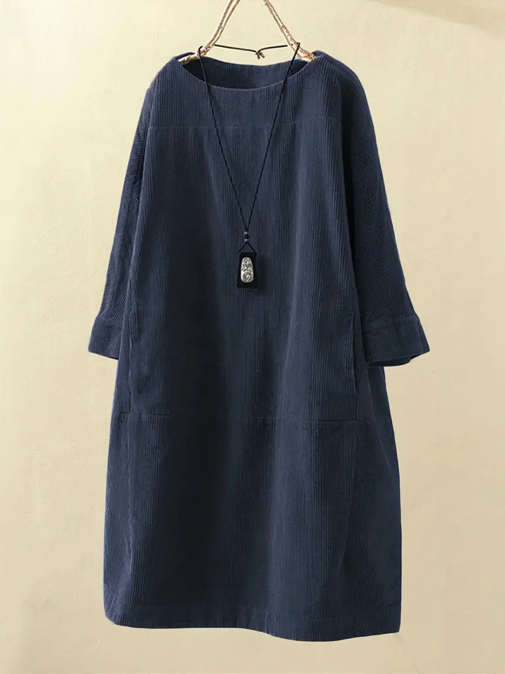 Hena | Entspanntes Vintage-Cordkleid
