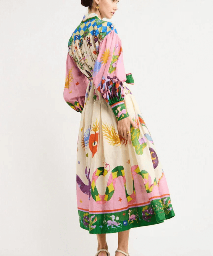 Dallis | Elegantes Maxikleid aus Italien
