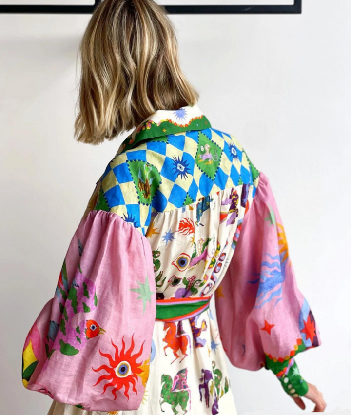 Claudine | Buntes Kleid