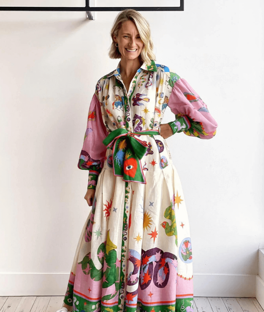 Dallis | Elegantes Maxikleid aus Italien
