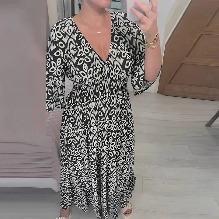 Brylee | Luftiges Sommerkleid mit V-Ausschnitt