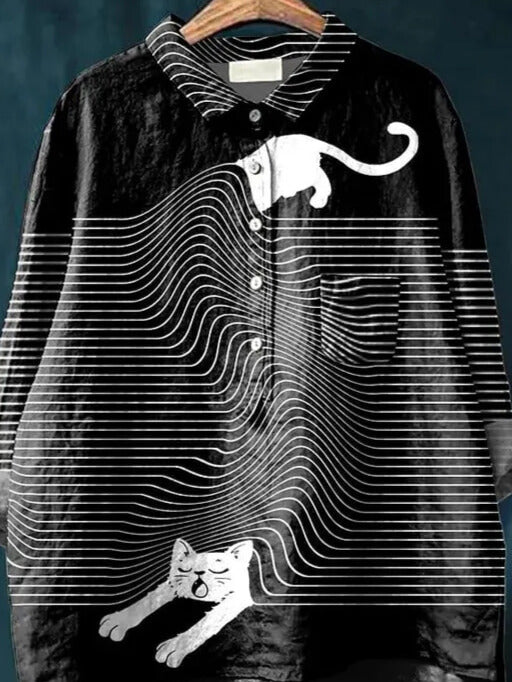 Kaylani | Katzenkunst-Shirt