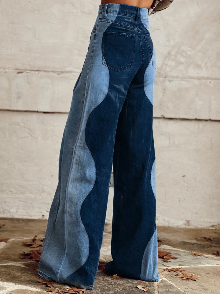 Naezy | Blau Boho-Vintage-Hose