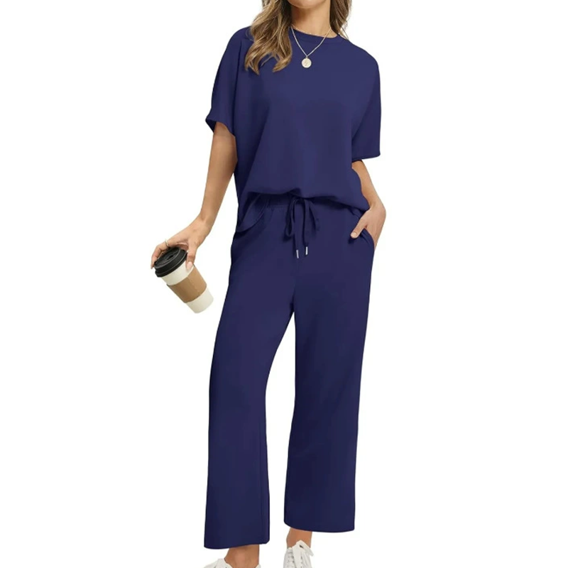 Eloiza | Lässiges Top- und Hosen-Set