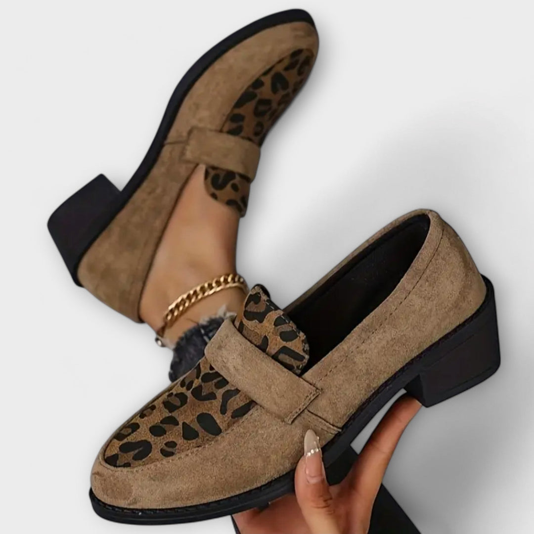 Stefanie | elegante Damenschuhe mit Leopardenmuster