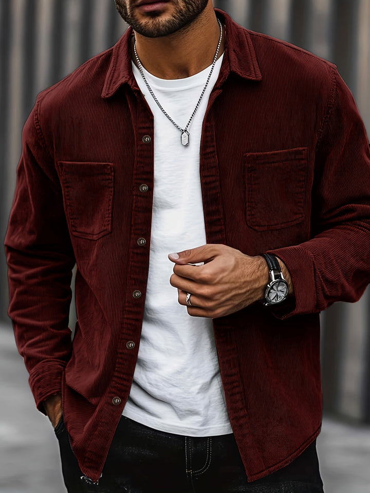 Liam | Herren-Hemdjacke aus Cord