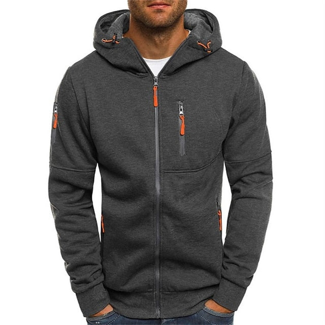 Roy | Kapuzenjacke mit Reißverschluss