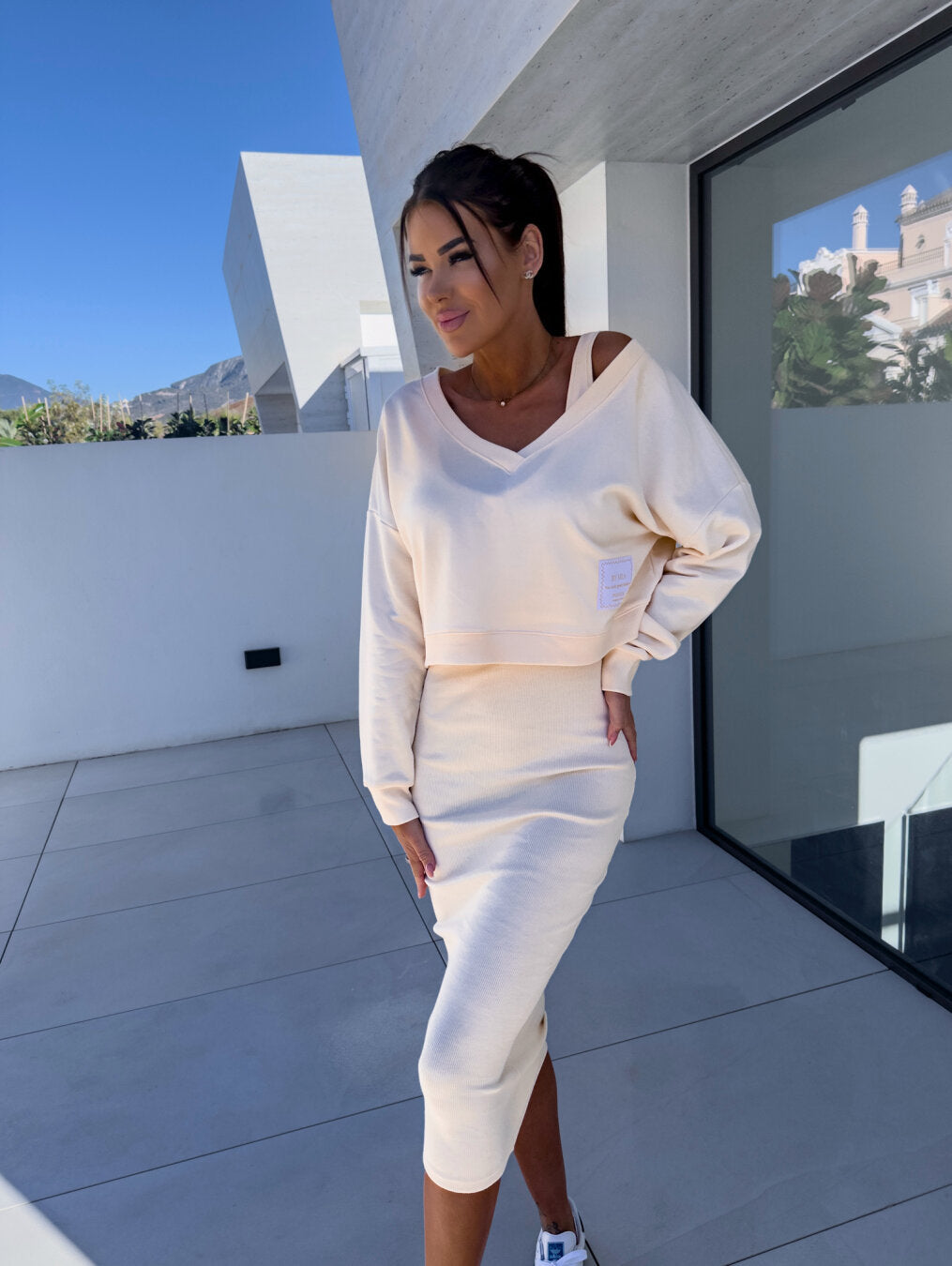Silja | Lässiges Sweatshirt und Kleid Sett