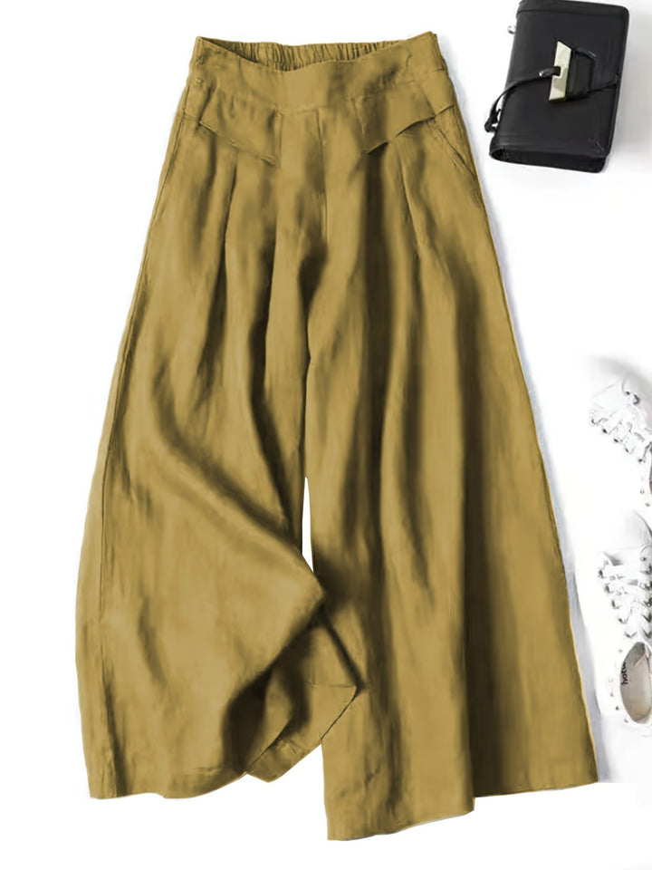 Belle | Bequeme Capri-Hose mit weitem Bein