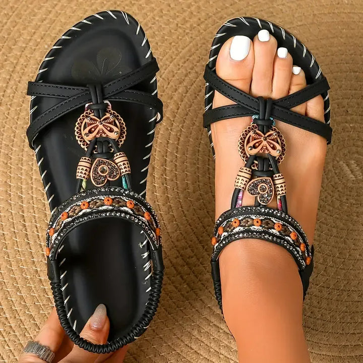 Lilay | Elegante Orthopädische Blüten Sandalen