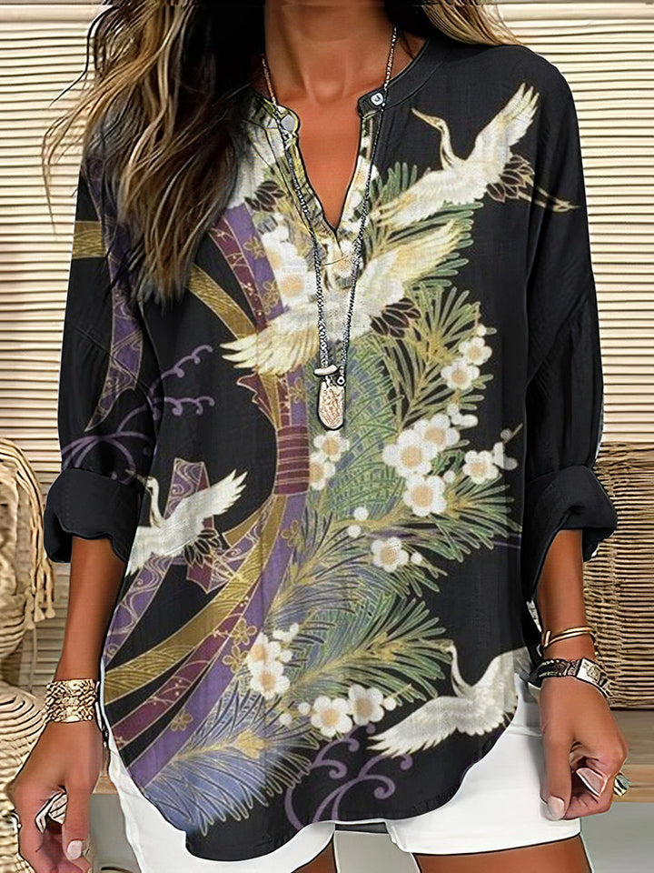 Odessa | Elegante Flugdruck-Bluse