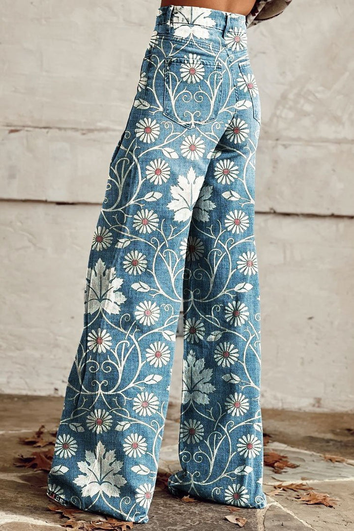 Nicole | Boho Vintage Blumenhose