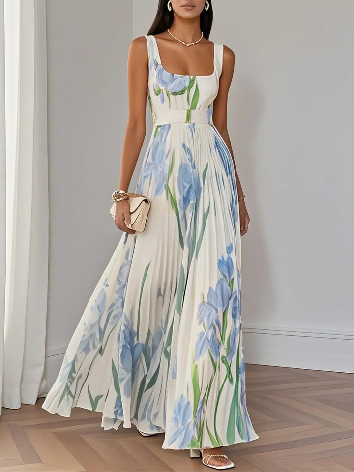 Silda | Elegantes Plissee-Maxikleid
