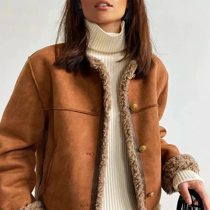Rosalie | Elegante Winter Knopfjacke
