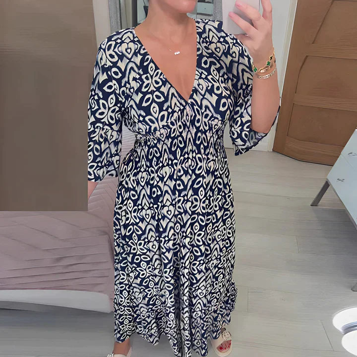 Brylee | Luftiges Sommerkleid mit V-Ausschnitt