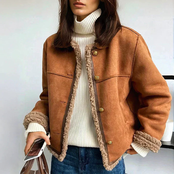 Rosalie | Elegante Winter Knopfjacke