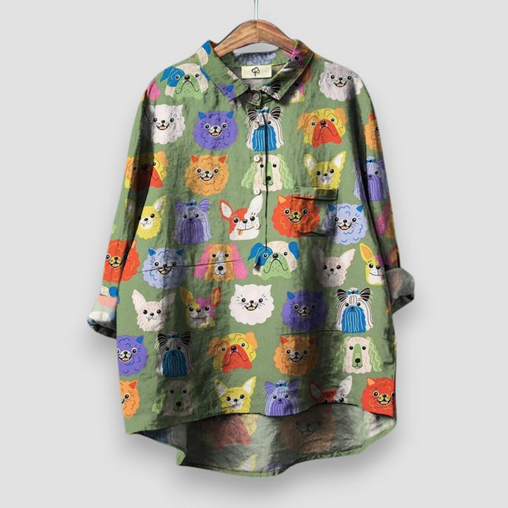 Bailee | Shirt für Damen mit Hundeprint