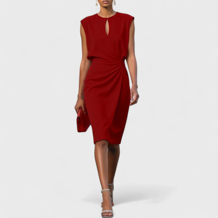 Lucia | Elegantes Modernes Midi-Kleid