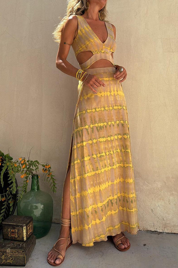 Aubree | Damenkleid mit tiefem Ausschnitt