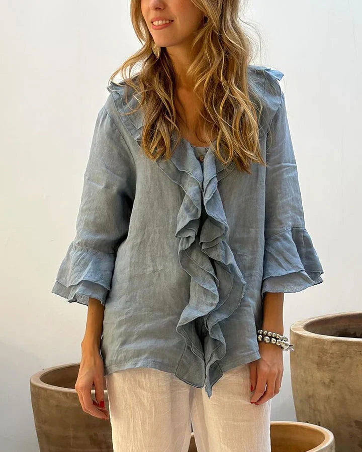 Che | Stilvolle Bluse mit Rüschen