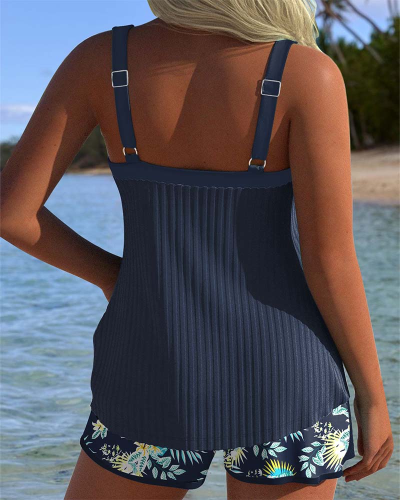 Jeshel | Elegantes Floral Tankini Set