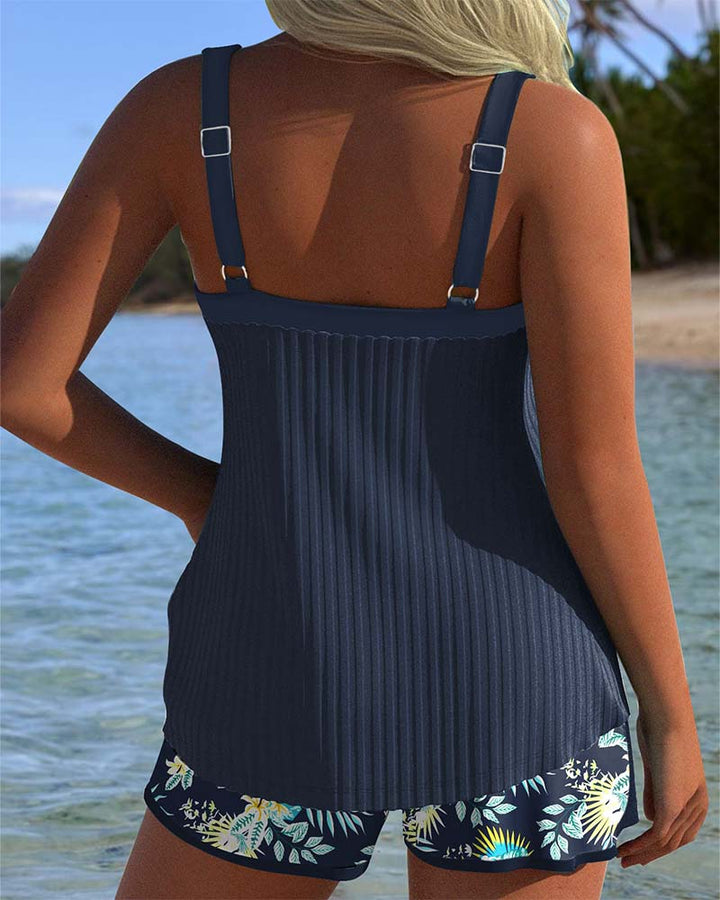 Jeshel | Elegantes Floral Tankini Set