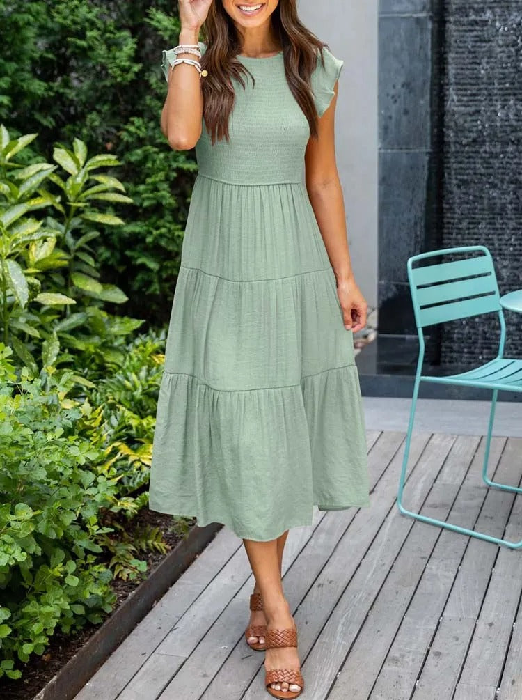 Aisley | Elegantes Kleid mit Bauchbedeckung