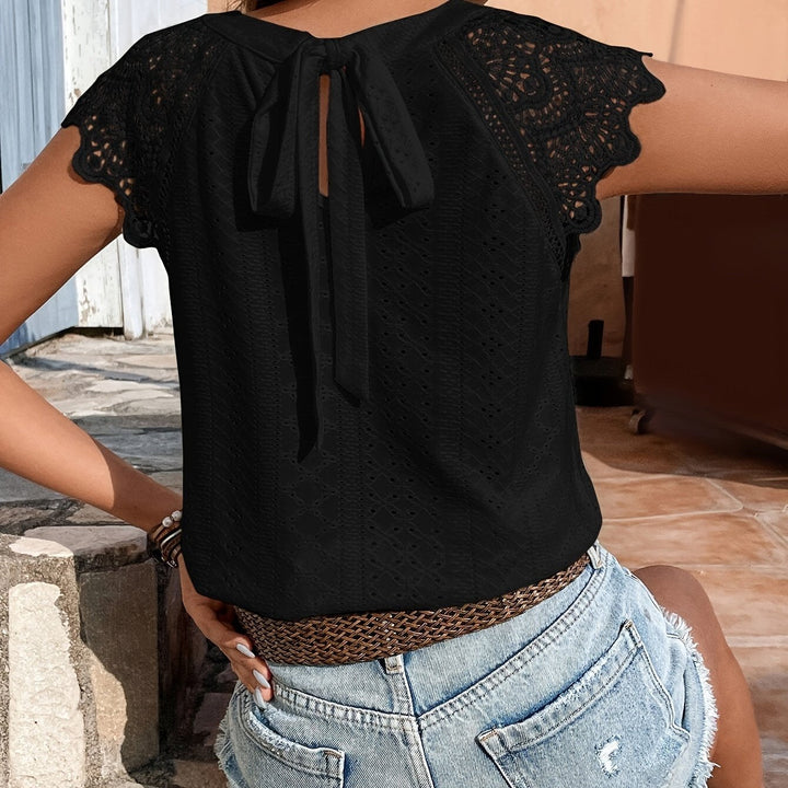 Cecelia | Elegante Bluse mit Krawattenverschluss