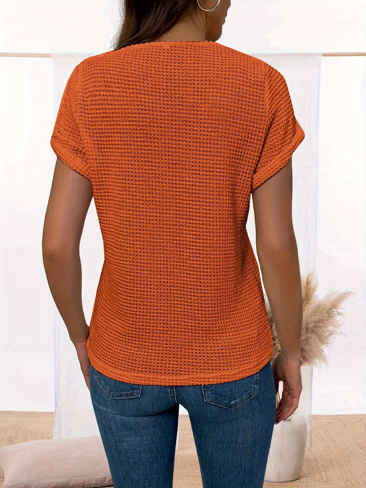 Hallie | Schickes Shirt mit Rundhalsausschnitt aus Spitze