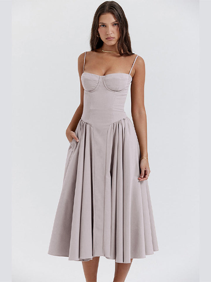 Raquim | Vintage Cross-Border Modisches Tank Langkleid