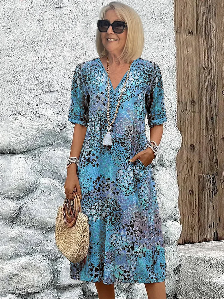 Arwen | Kleid mit Blumenmuster