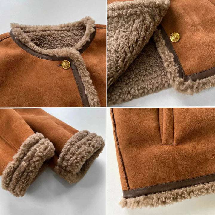 Rosalie | Elegante Winter Knopfjacke