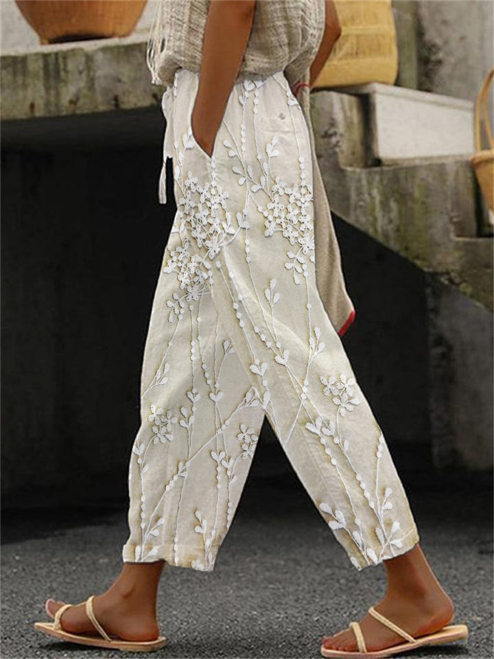 Zemi | Trachtenhose mit Weinmotiv