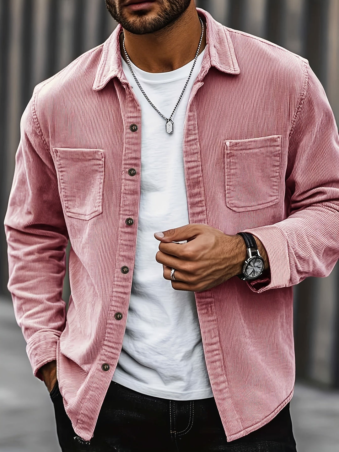 Liam | Herren-Hemdjacke aus Cord
