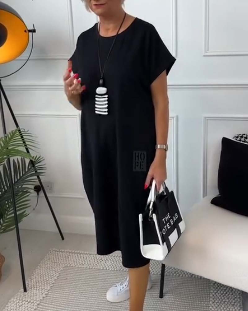 Layne | Luftiges Sommerkleid mit Rundhalsausschnitt