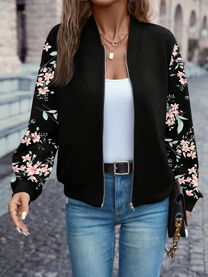 Fenna | Modische Jacke mit Blumenmuster