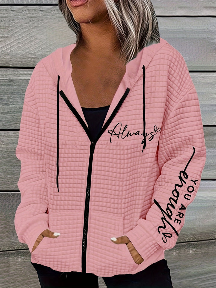 Carolin™ - YOU ARE ENOUGH Kapuzenpullover