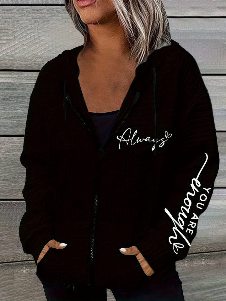 Carolin™ - YOU ARE ENOUGH Kapuzenpullover