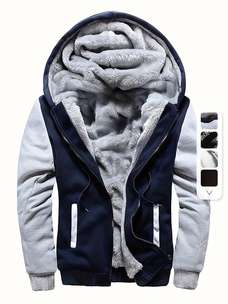Nando | Dicke Jacke mit Kapuze