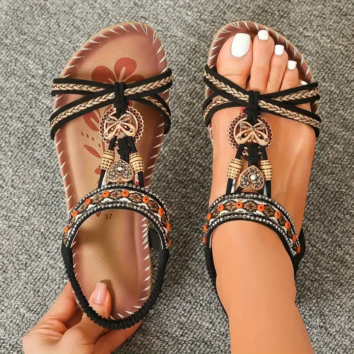 Lilay | Elegante Orthopädische Blüten Sandalen