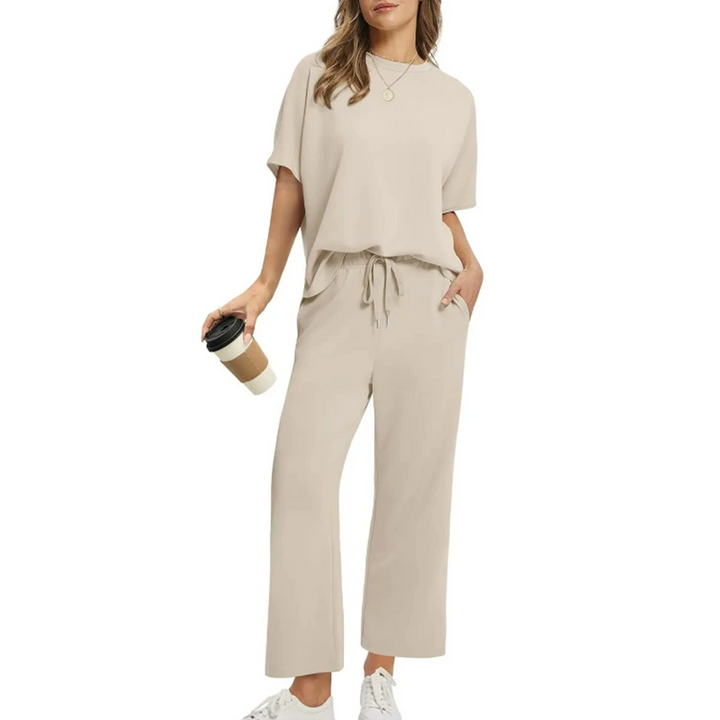 Eloiza | Lässiges Top- und Hosen-Set