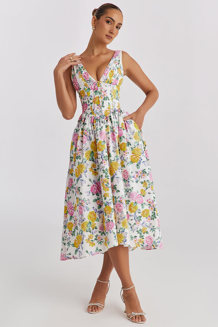 Alina | Schmeichelhaftes Sommerkleid